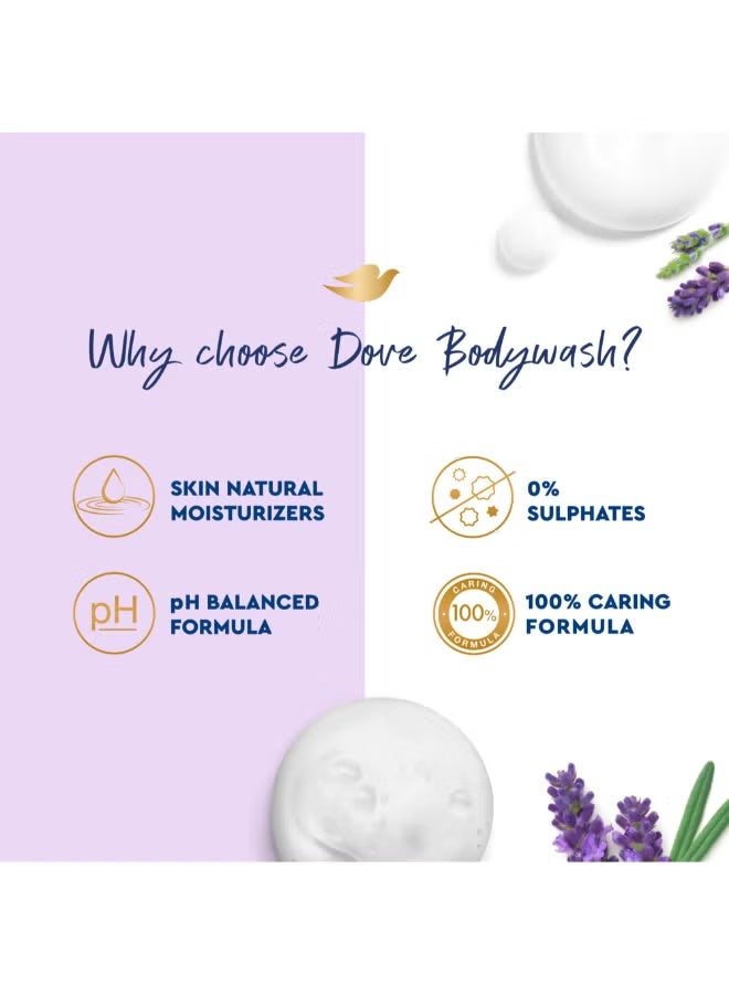 Dove Relaxing Body Wash Lavender Oil And Rosemary Extract 500ml - Image 4
